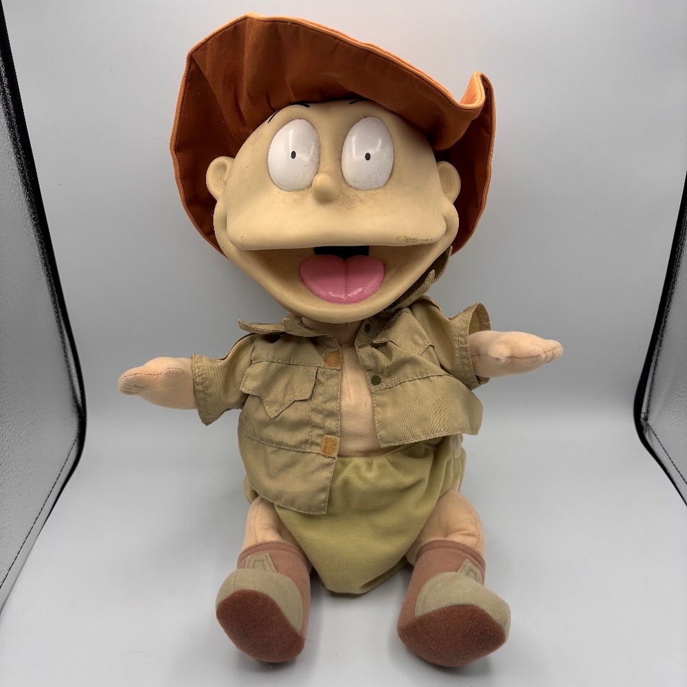 Vintage 1998 Rugrats Talking Safari Tommy Pickles Character Plastic Collectible